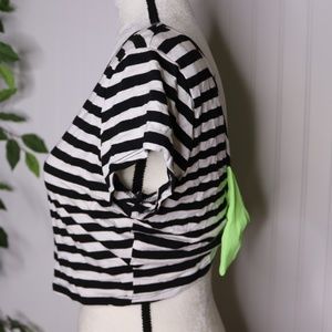 Anthropologie Tops - Anthropologie Mine Striped Crop Top Size Lg Anthropologie Tops - Anthropologie Mine Striped Crop Top Size Lg